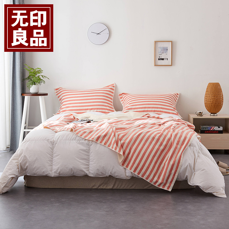 无印良品空调被：夏日里的温柔拥抱，双面纯棉纱布的舒适体验