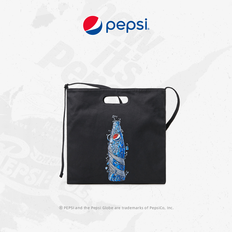 文艺女孩的日常托特包，百事Pepsi这款太能装了！