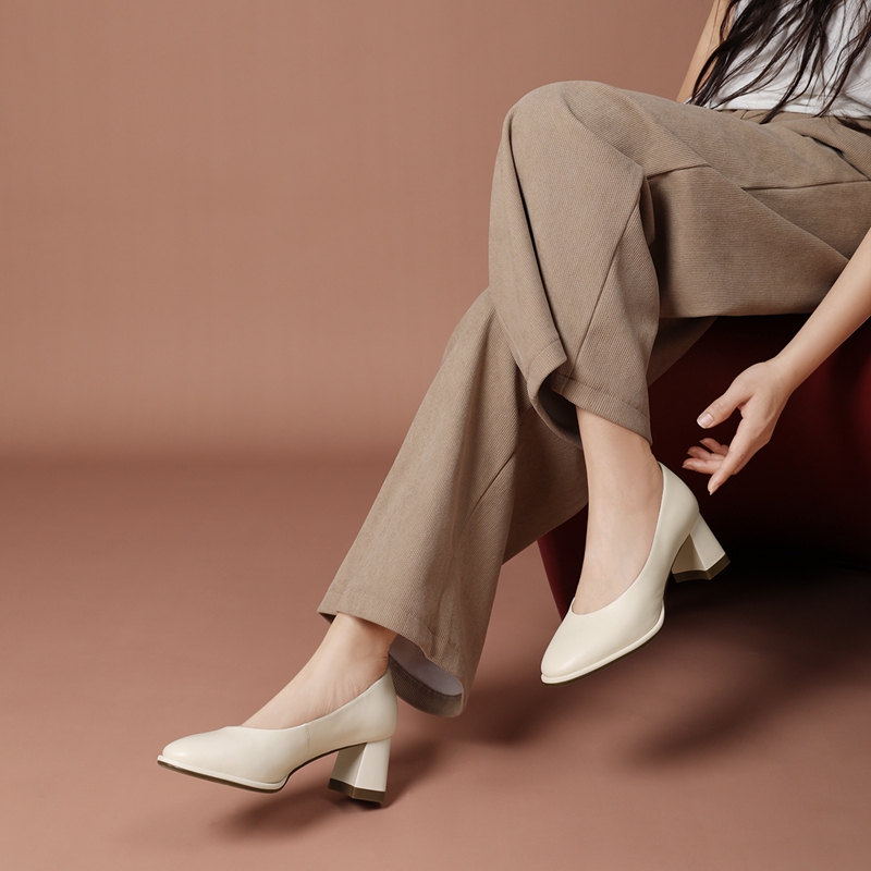 面试战靴!这双沙驰羊皮单鞋让我气场全开✨