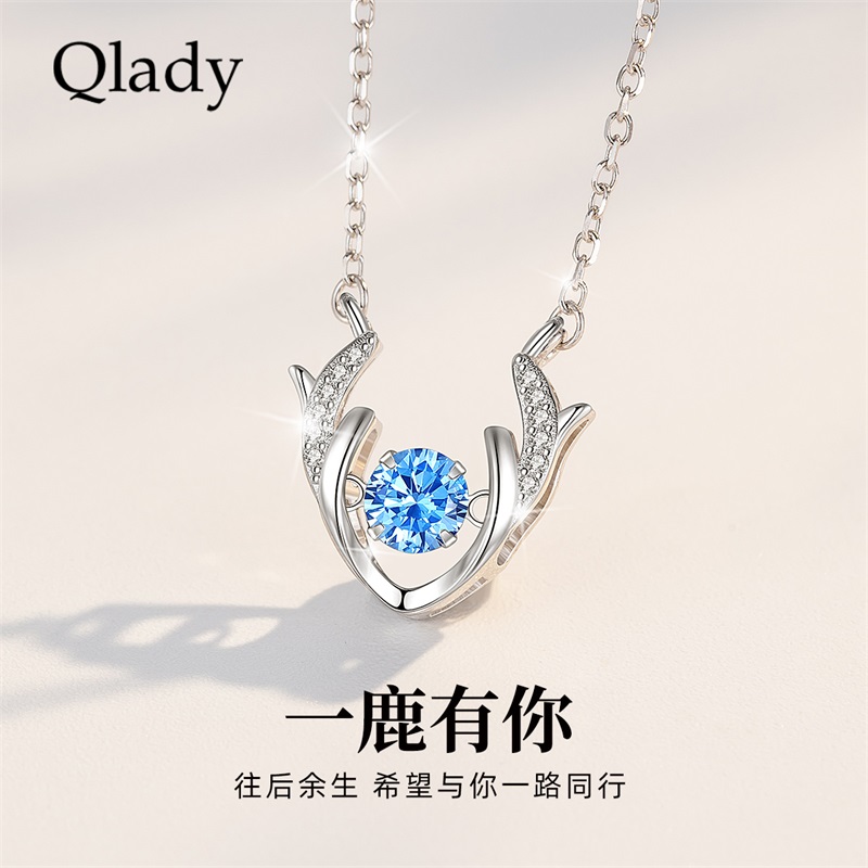 被男友夸爆的项链！一路鹿有你，小众轻奢感拉满💖