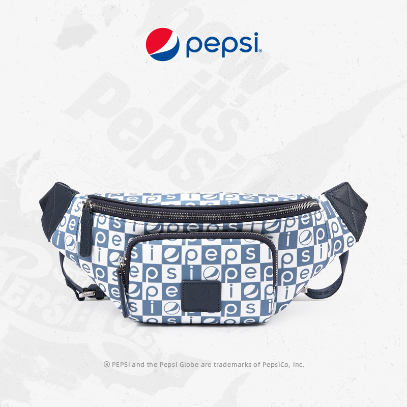 百事Pepsi棋盘格腰包测评|潮流女孩的日常必备✨