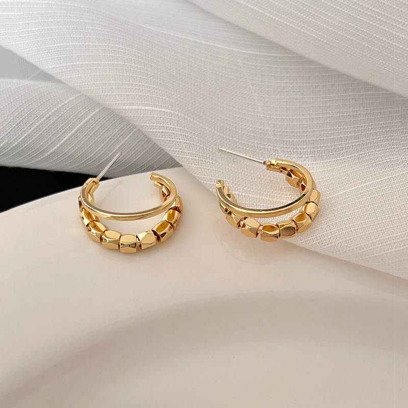 ✨几何方块耳环，八方来财的时尚密码✨