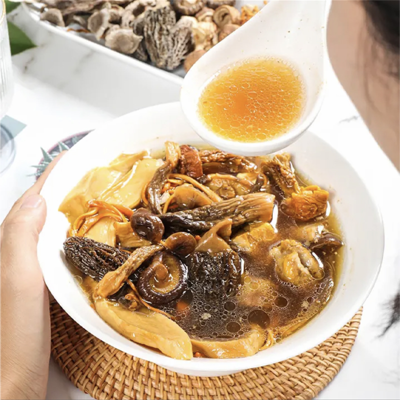 鲜山叔六菌菇汤包，懒人必备的养生神器！
