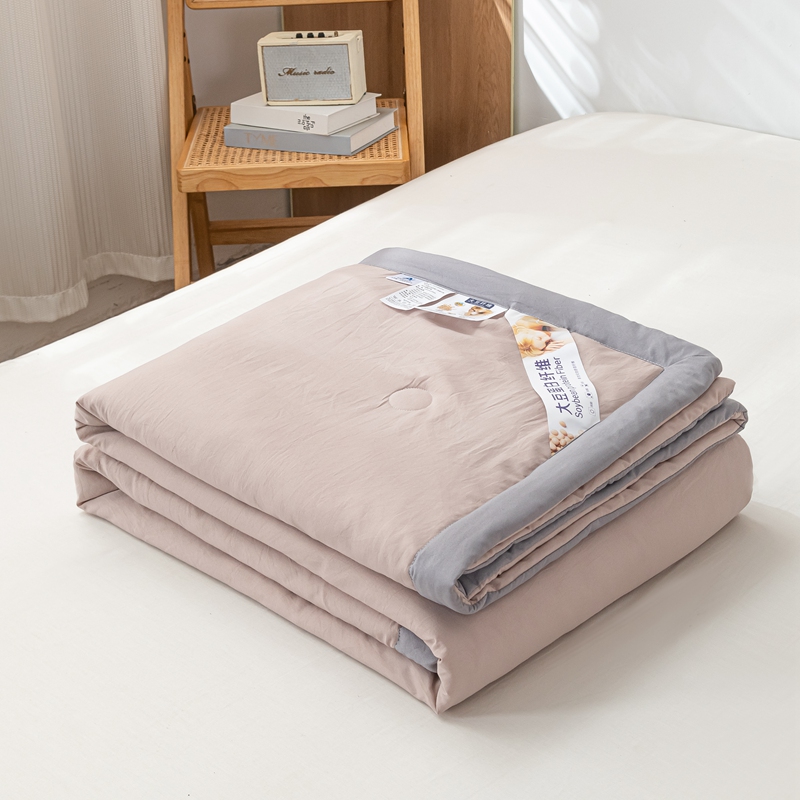 学生党必入！浪莎A类大豆纤维空调被，夏天也能睡得香！