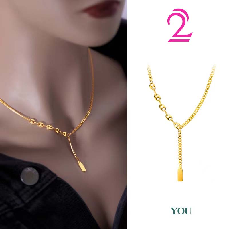 BX JEWELRY幸运签小金条项链：简约高级感，日常佩戴的幸运符