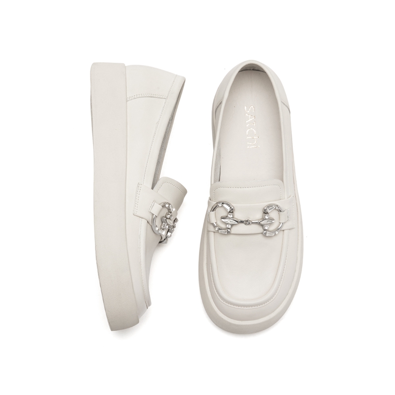 步履生花，一脚蹬出舒适新高度：沙驰牛皮乐福鞋体验分享