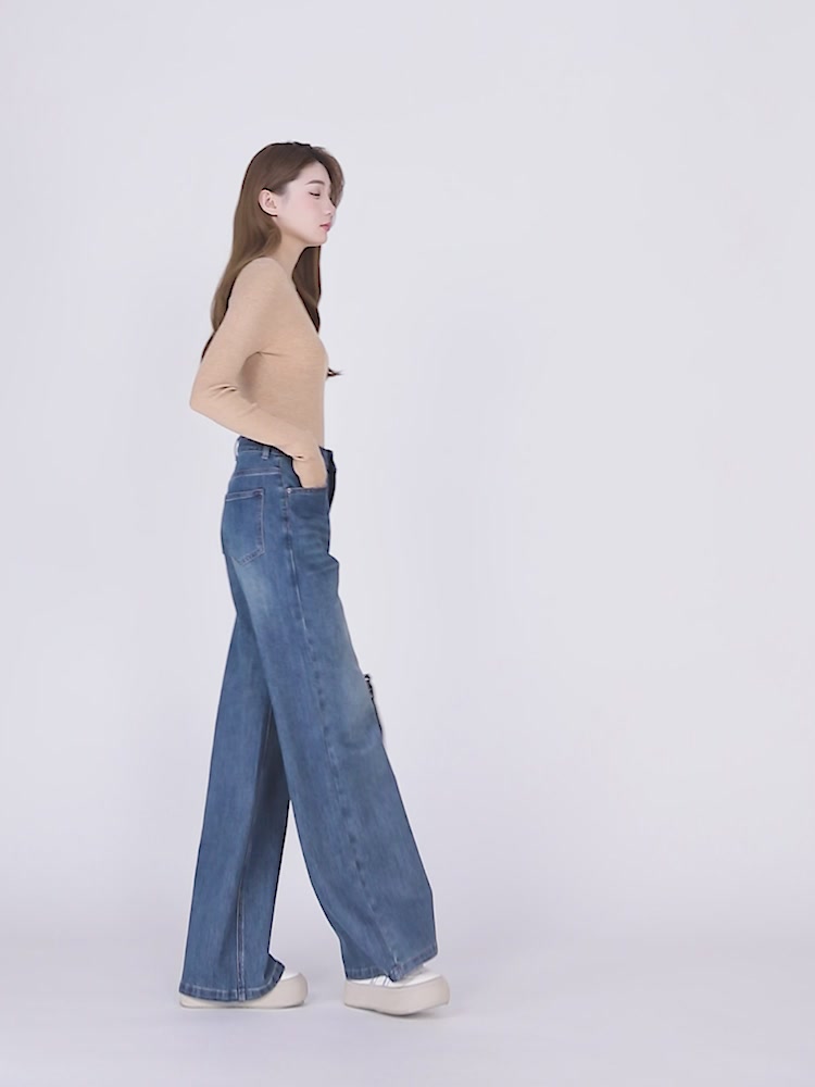 复古高腰阔腿牛仔裤：显瘦还是显矮？我的真实体验报告