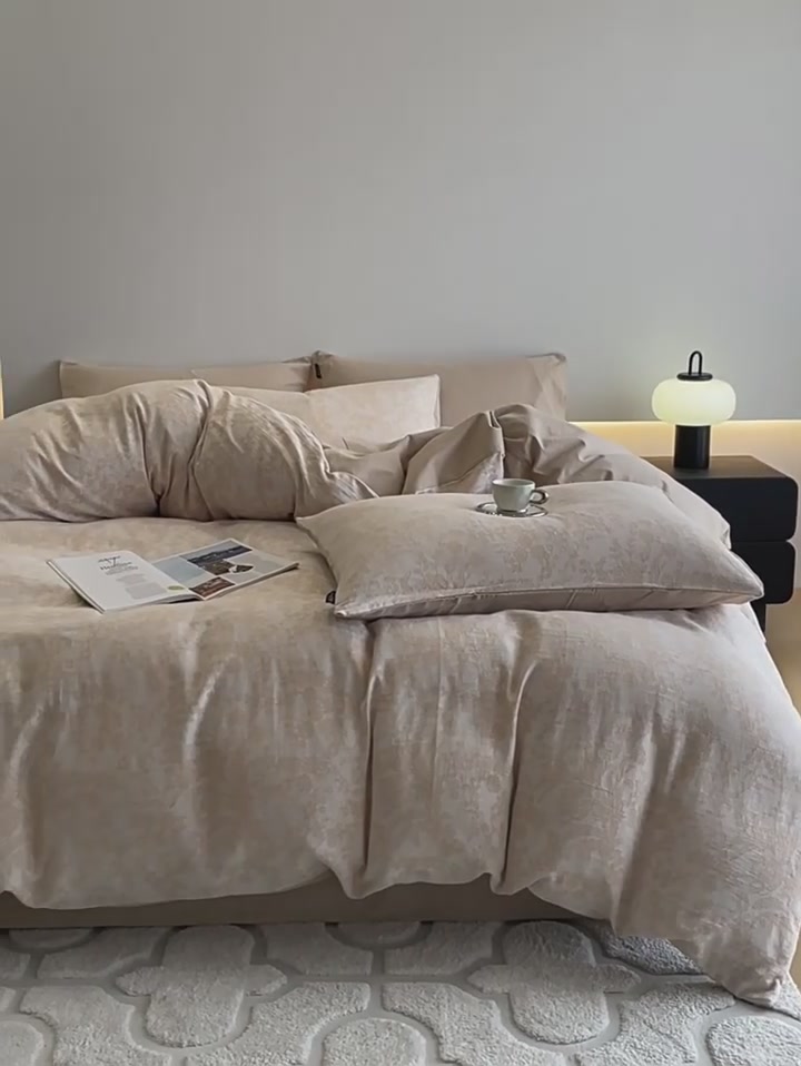 浪莎秋冬四件套：这磨毛质感，我直接躺平了！