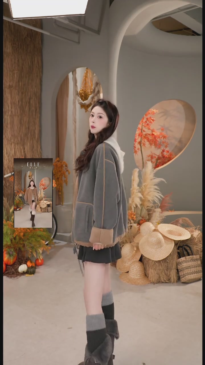 ELLE双面羊毛大衣｜高级感炸裂！两面穿出不同风格，轻奢不撞款！