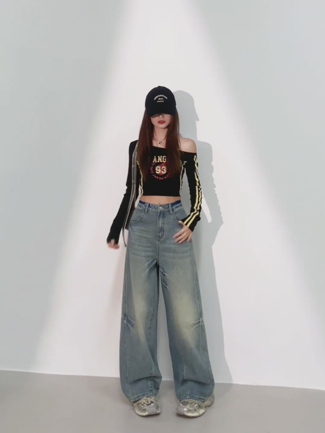 歌谛婕弯刀裤测评：高腰阔腿的慵懒风，我直接原地封神！