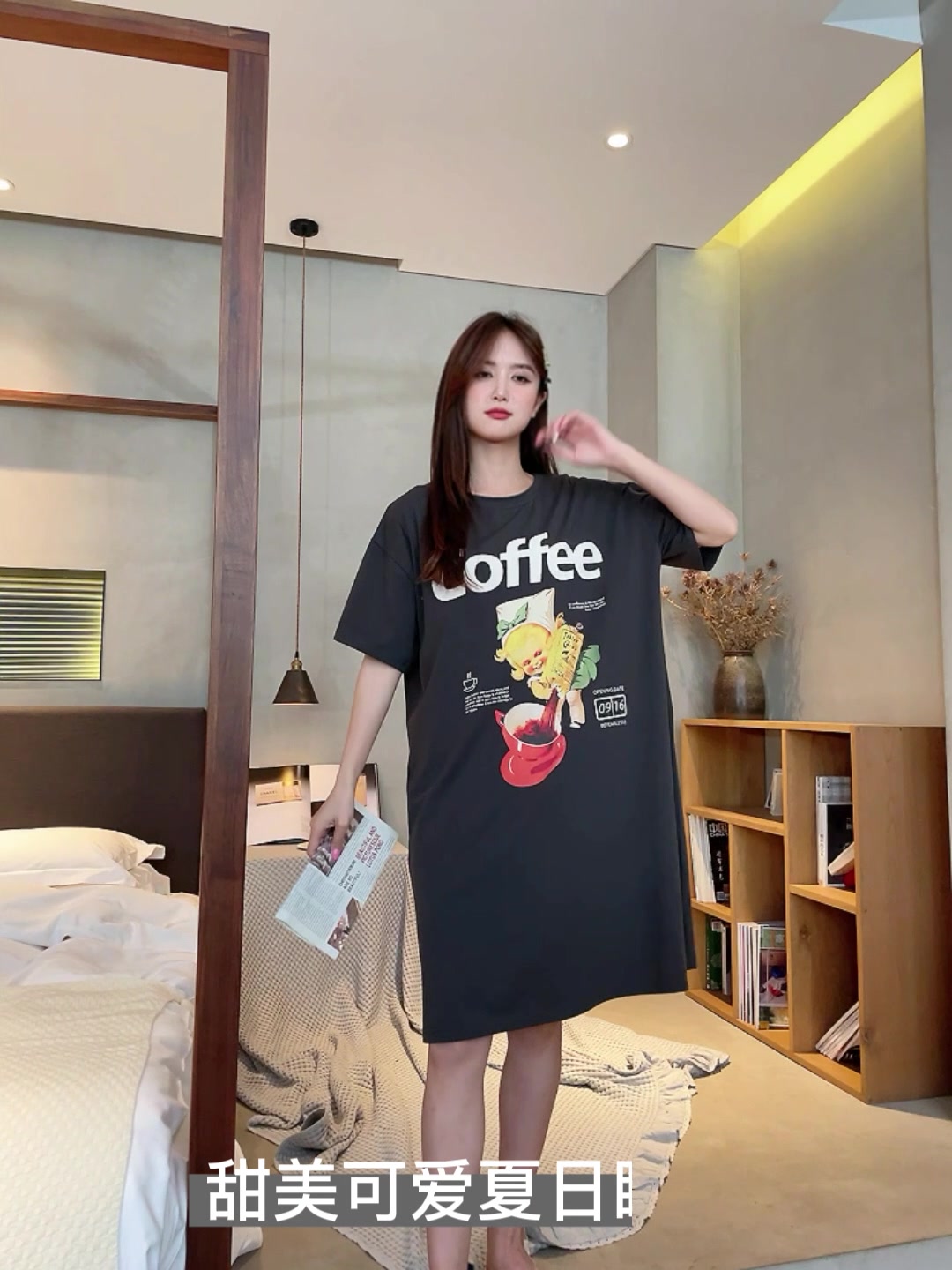 威虎思房睡裙体验：纯棉薄款，可爱又舒适的家居服