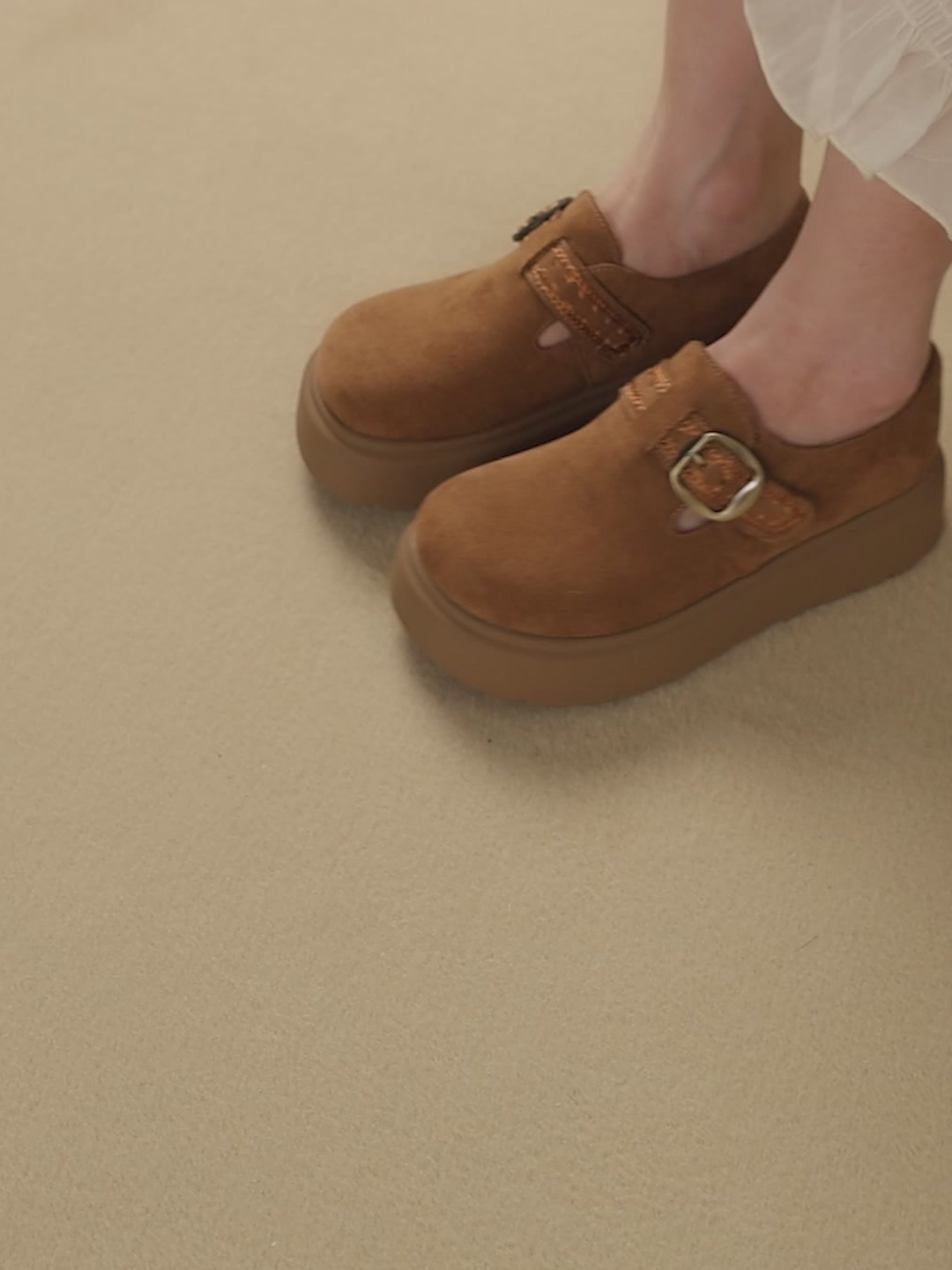 达芙妮勃肯鞋，小个子也能穿出复古慵懒风！