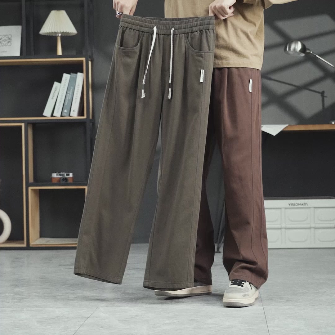 这条299的复古阔腿裤，我穿出了美式老电影的味道！