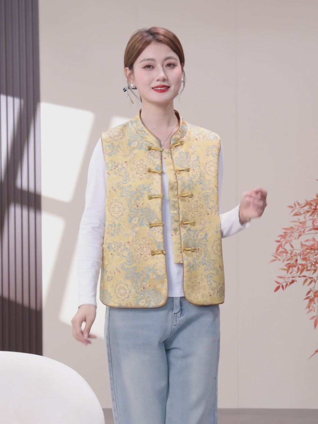 给妈妈买的新中式开衫，她穿上后整个人都亮了！