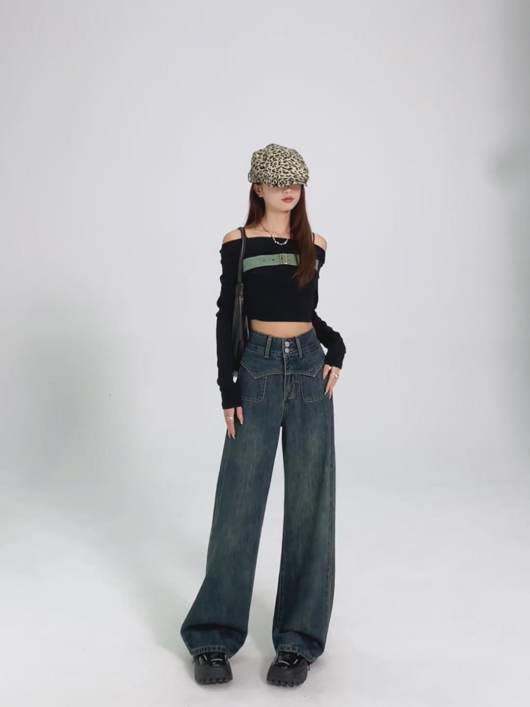 梨形身材的福音？歌谛婕这条阔腿牛仔裤，我穿了一周的真实感受