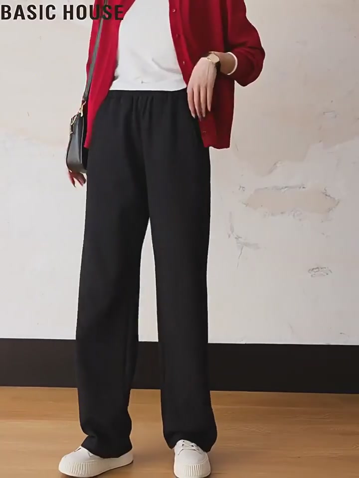 一条裤子，两种温度：百家好加绒阔腿裤的冬日魔法