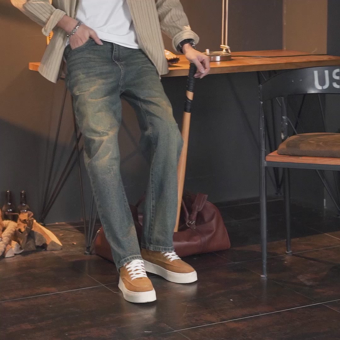 韩坊诗这条高街水洗牛仔裤，让我重新爱上了复古直筒的松弛感