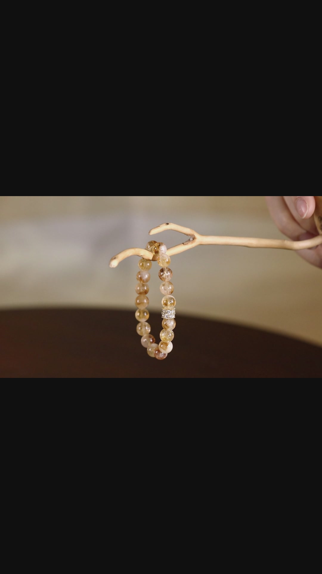 NATURALLY JOJO奶盖黄塔晶手串：戴上它，你就是人间富贵花本花！