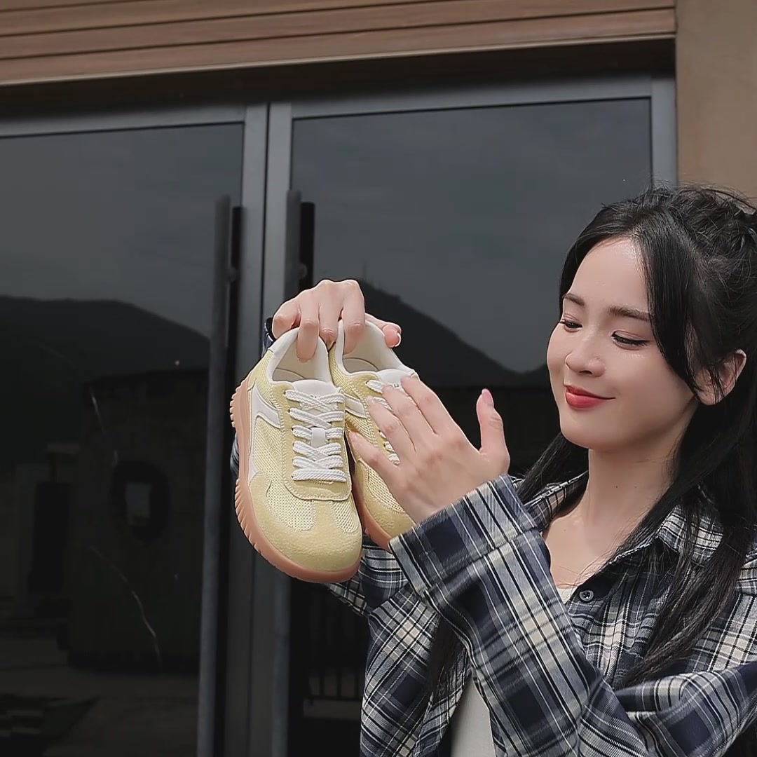 达芙妮德训鞋测评｜网面透气阿甘鞋，夏天穿真的不闷脚！