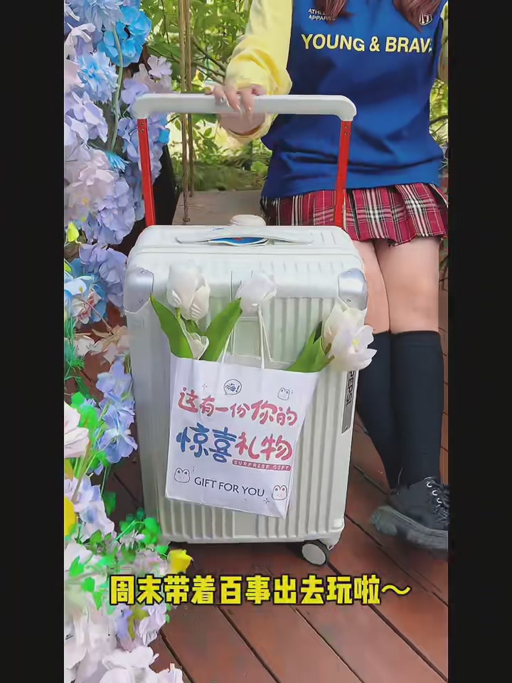 学生党必备!百事24寸宽拉杆箱,商务旅行两不误✨