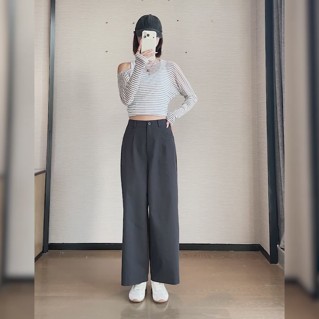 敏芮春夏免洗斜纹棉休闲直筒裤：懒人福音还是智商税？真实体验大揭秘！