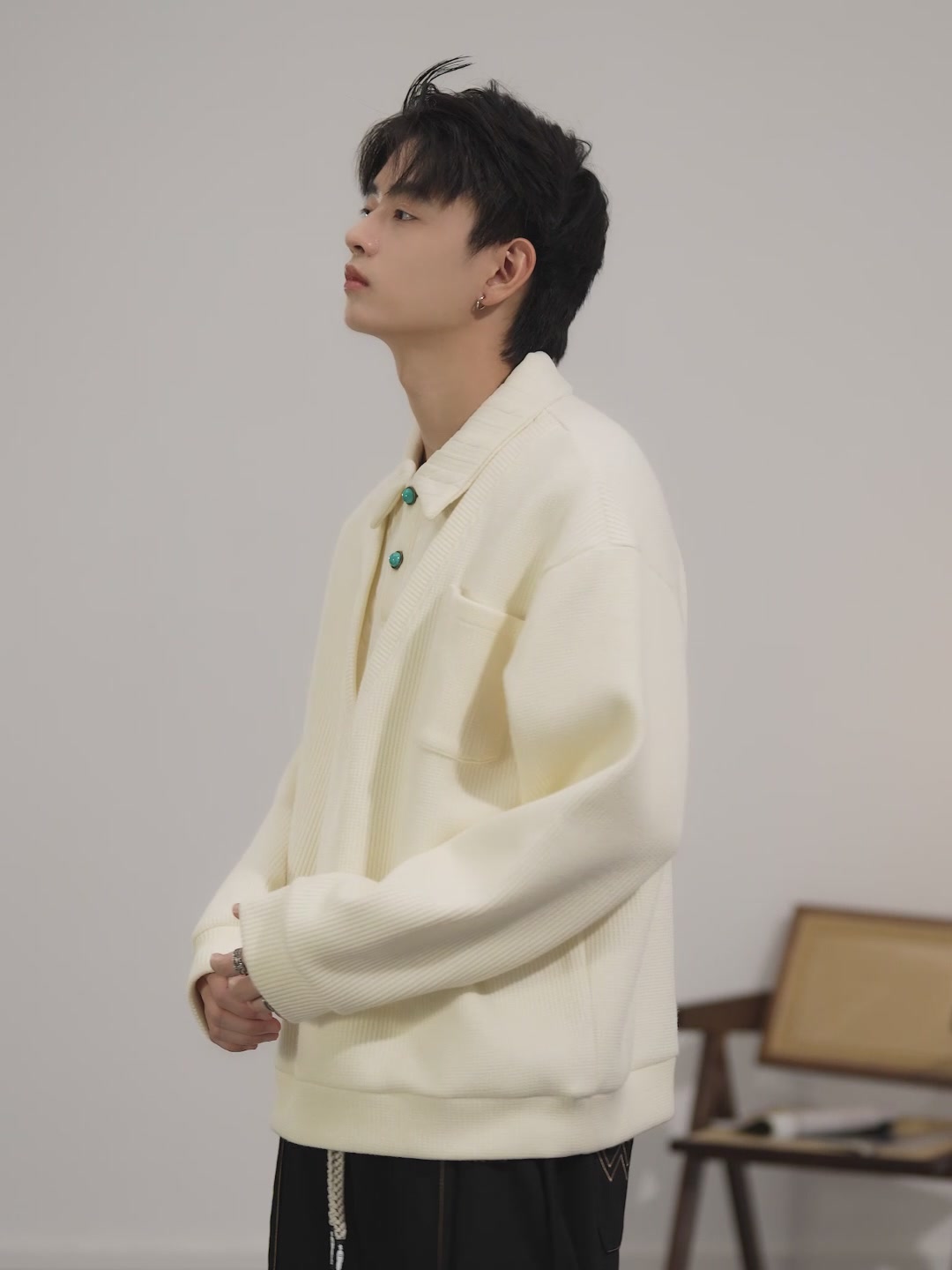 韩坊诗假两件卫衣测评：大码男装里的‘宽松王者’，但细节控慎入！