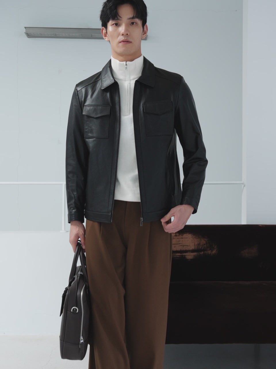 兽王皮夹克：是工装风还是“工伤风”？