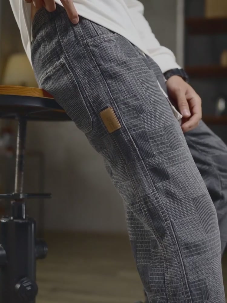 穿上这条美式复古牛仔裤，我仿佛成了行走的“老电影”