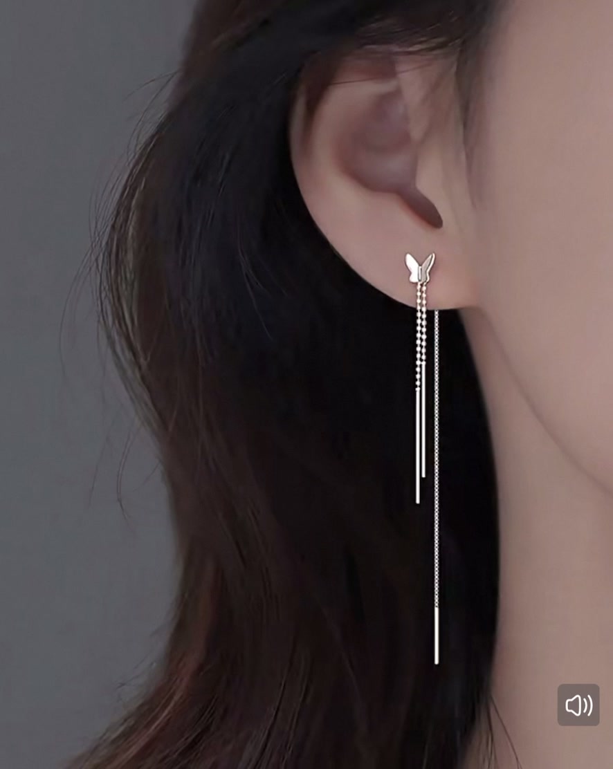 Nome这款蝴蝶流苏耳线，让我在人群中一眼被锁定