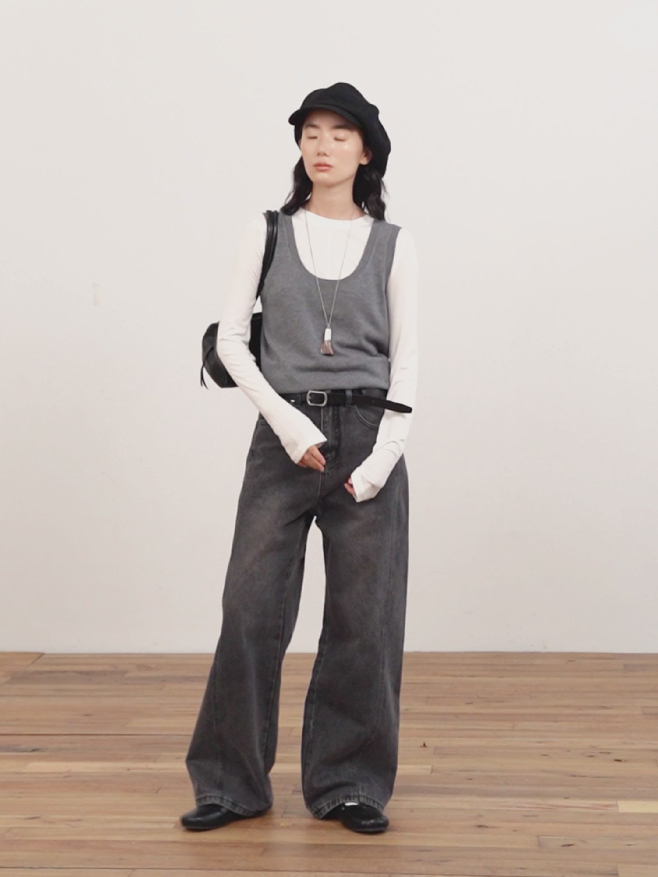 早秋复古风！这条水洗直筒牛仔裤让我秒变90年代港风女神