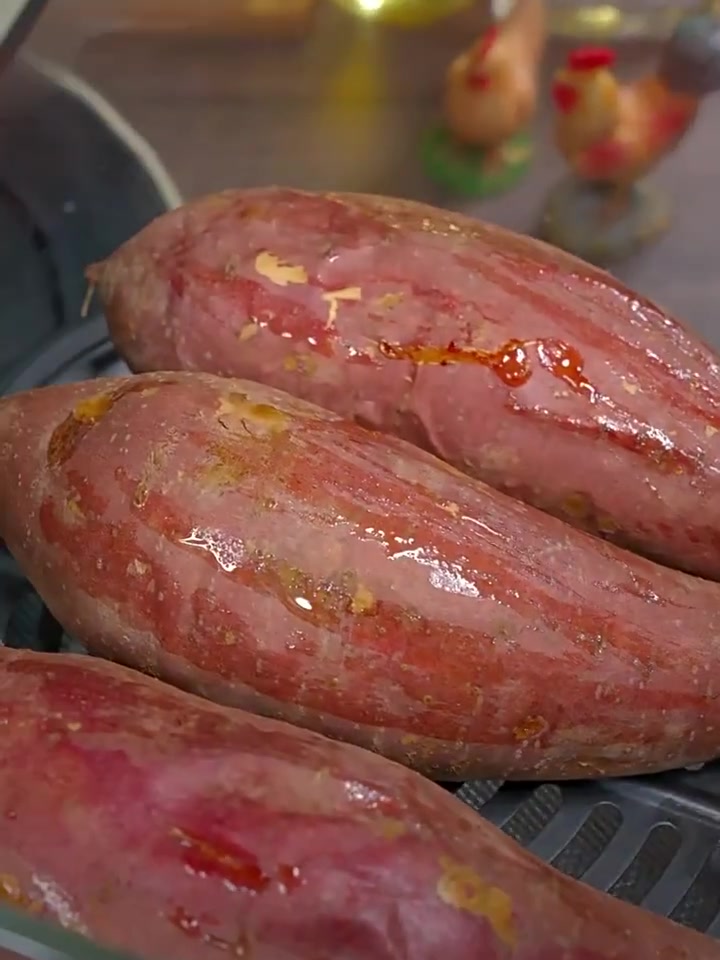 山东烟薯25号蜜薯，烤出来糖心爆浆，冬天里的小确幸！