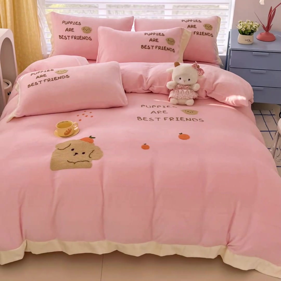 秋冬必备！爸妈都爱的卡通狗四件套，温暖又治愈💕