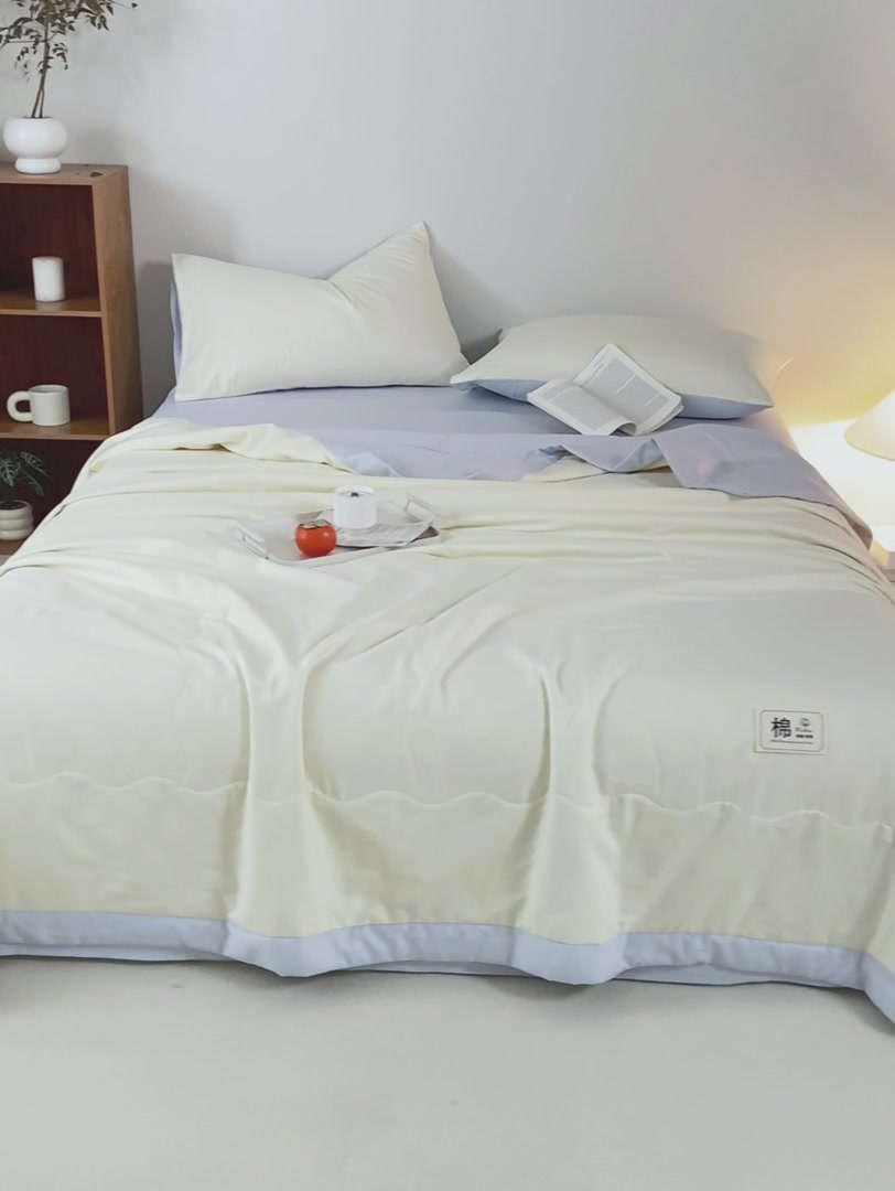 夏日必备！里外全棉的夏被，让你整夜清爽不闷热🌿