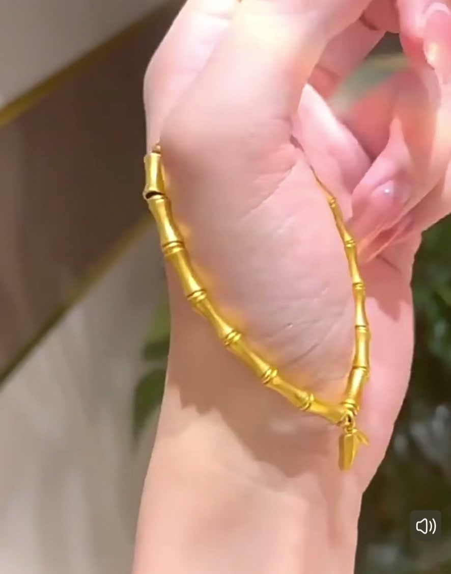 竹报平安，节节高升！这款手链让我爱不释手