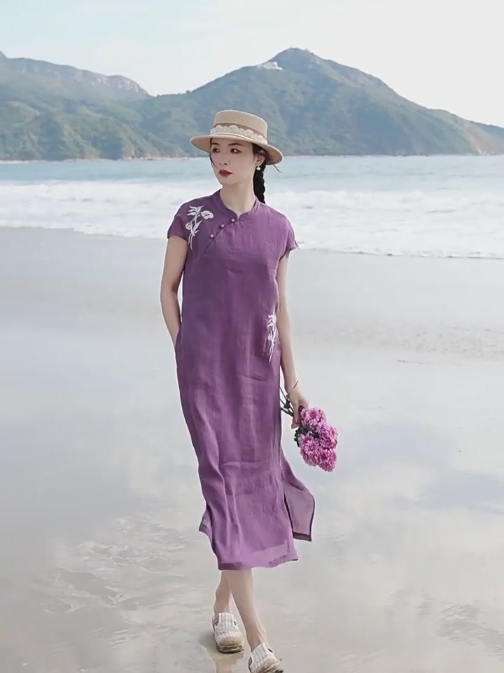 苎麻旗袍的哲思｜1580元买到的不仅是衣服，更是时间沉淀的美