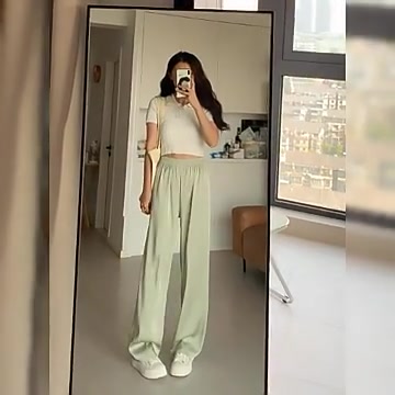 御陌兮醋酸冰丝阔腿裤：防蚊防晒还能拖地？我直接穿成行走的空调！