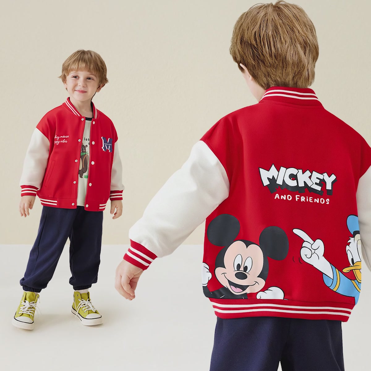 迪士尼Baby春日童趣外套：萌娃穿搭新宠，细节控妈妈都爱了！