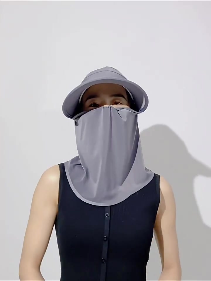 救命！这个防晒帽让我骑车再也不怕晒黑了！😭