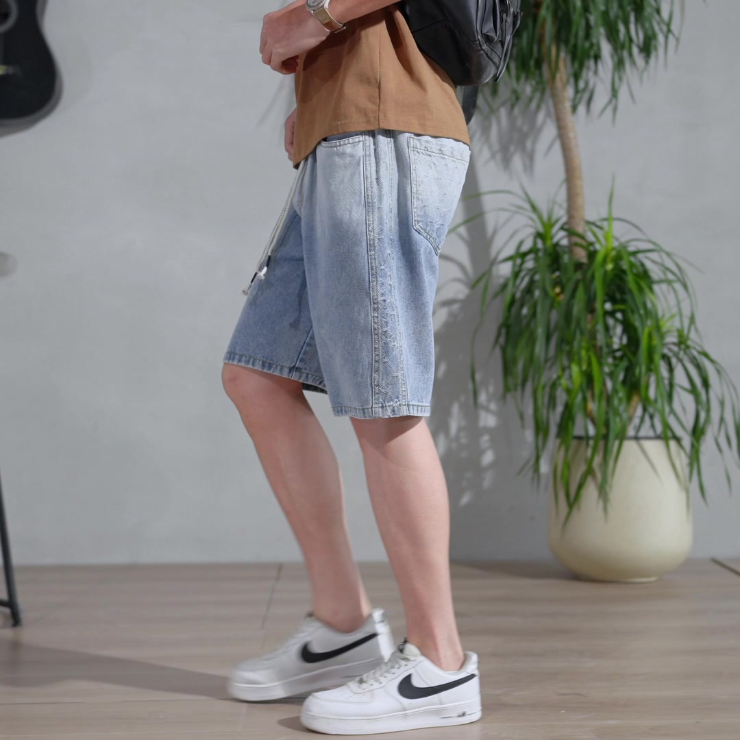 夏天男生必备!阿闽仔牛仔短裤,舒适又百搭,直筒五分裤真的绝了!