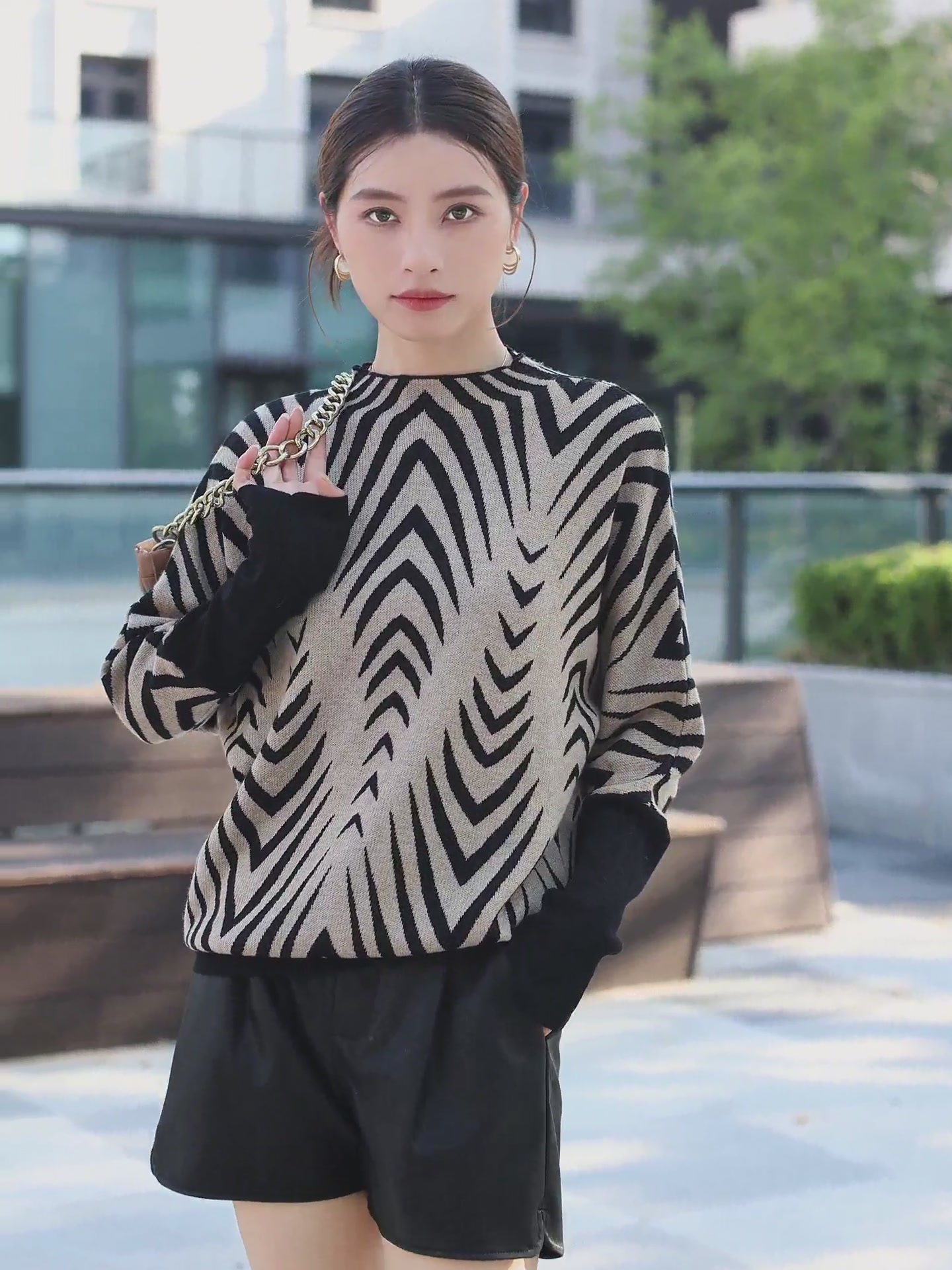 这件条纹毛衣，让我在慵懒中找到了高级感！