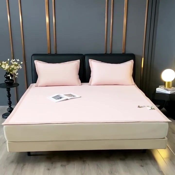 夏日里的一抹清凉，池羽冰丝席三件套让我爱上赖床