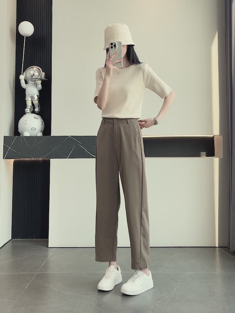 苼荟哈伦裤：通勤显瘦的烟管裤，让我重新定义职场穿搭