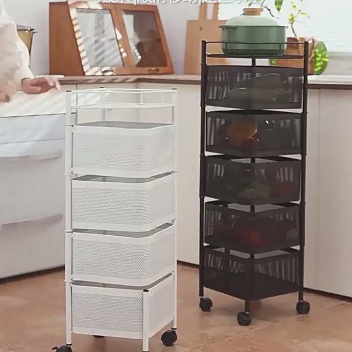 厨房收纳新宠！这个旋转置物架让我的生活变得井井有条✨