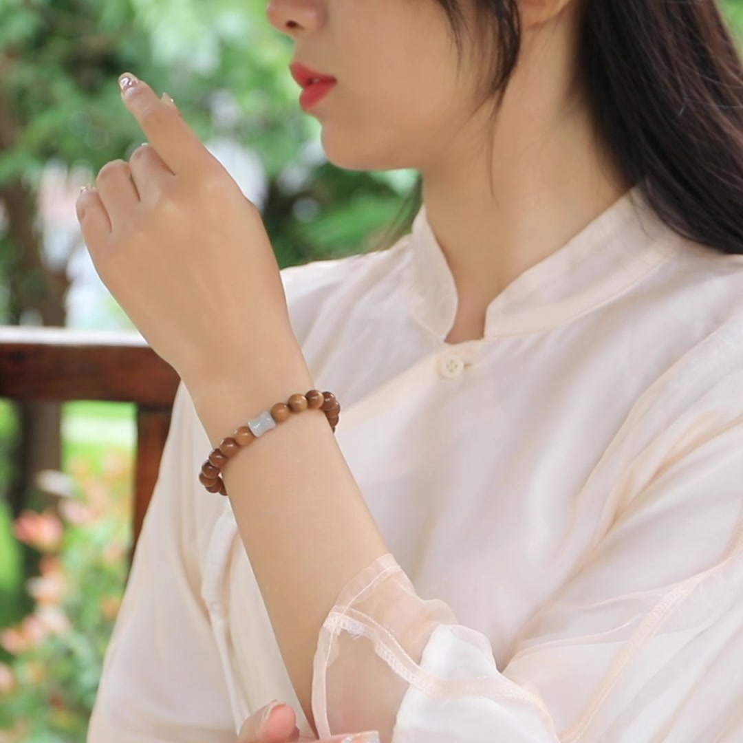 78块买来的文艺范儿？印象眸金丝楠木手串开箱体验，这波不亏！