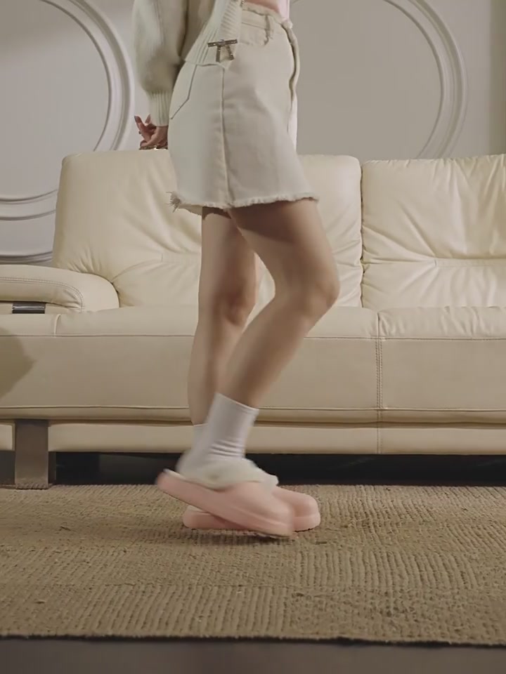 冬天宅家必备！这双防水棉拖让我彻底告别湿冷脚🦶