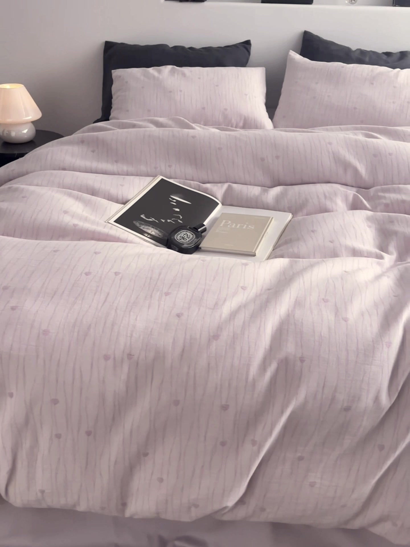 2025新款逸茉纯棉四件套，简约提花设计，舒适睡眠新体验！