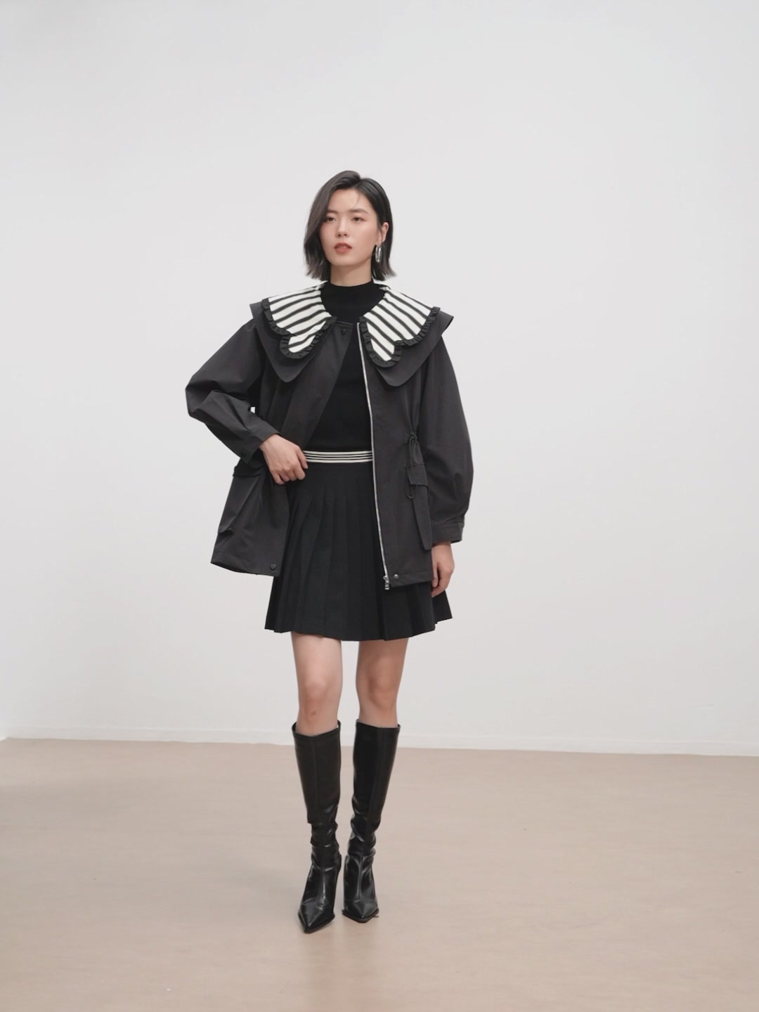 佧茜文风衣测评：收腰设计绝了，但细节让我有点emo