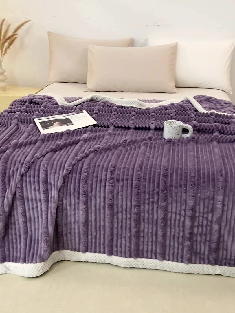 秋冬必备！这款兔毛绒毯让我爸妈直呼“真香”