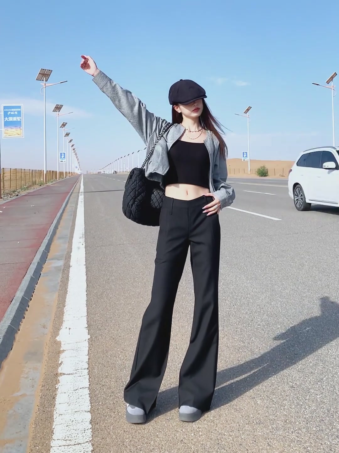 冬天也能穿出大长腿！这条加绒西装裤也太显瘦了吧！