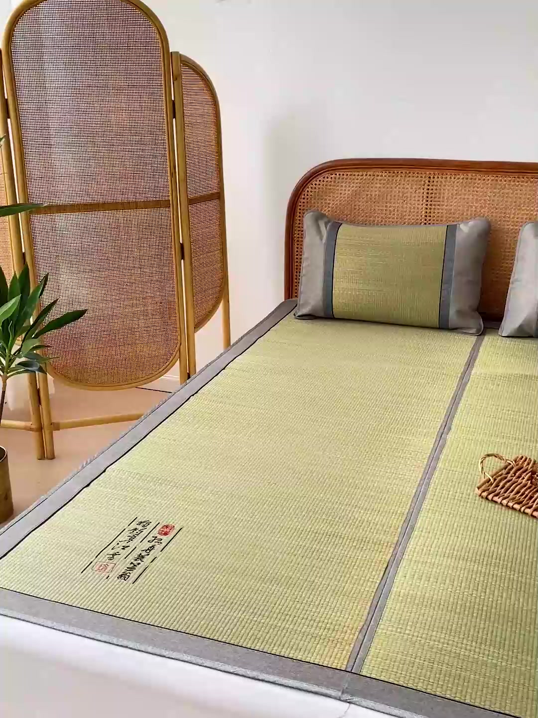 爸妈的夏日清凉神器，这款蔺草席让我秒回童年！
